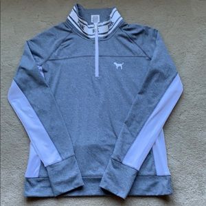 Pink by Victoria’s Secret quarter zip pullover.